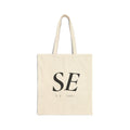 SE Minimalist Canvas Tote Bag – Monogram Eco Shopping Tote
