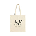 SE Minimalist Canvas Tote Bag – Monogram Eco Shopping Tote