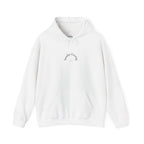 Sunday Evening Hoodie — Minimal Curved Text Pullover