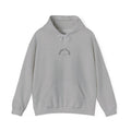 Sunday Evening Hoodie — Minimal Curved Text Pullover