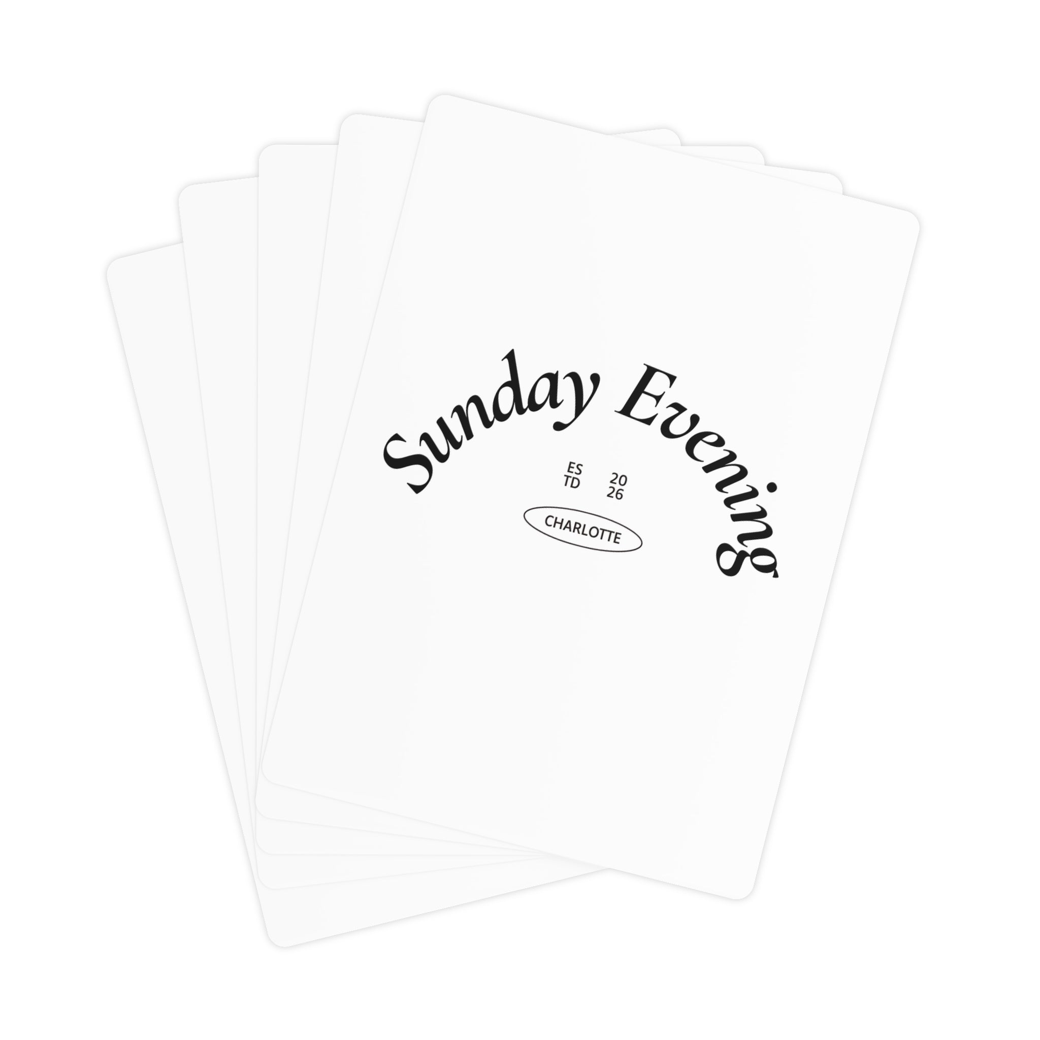 Sunday Evening Card Deck