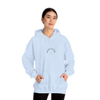 Sunday Evening Hoodie — Minimal Curved Text Pullover