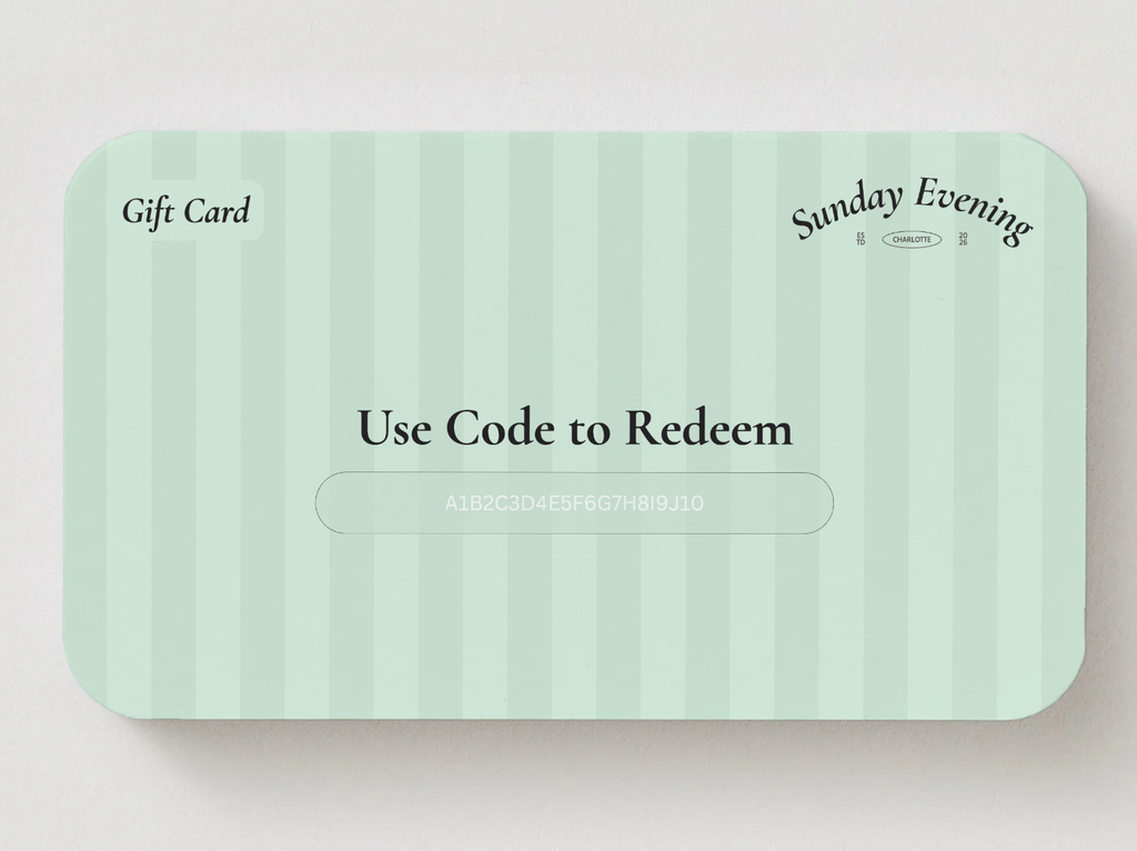 Sunday Evening - Gift Card
